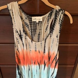 Vintage Havana tie dye tank small